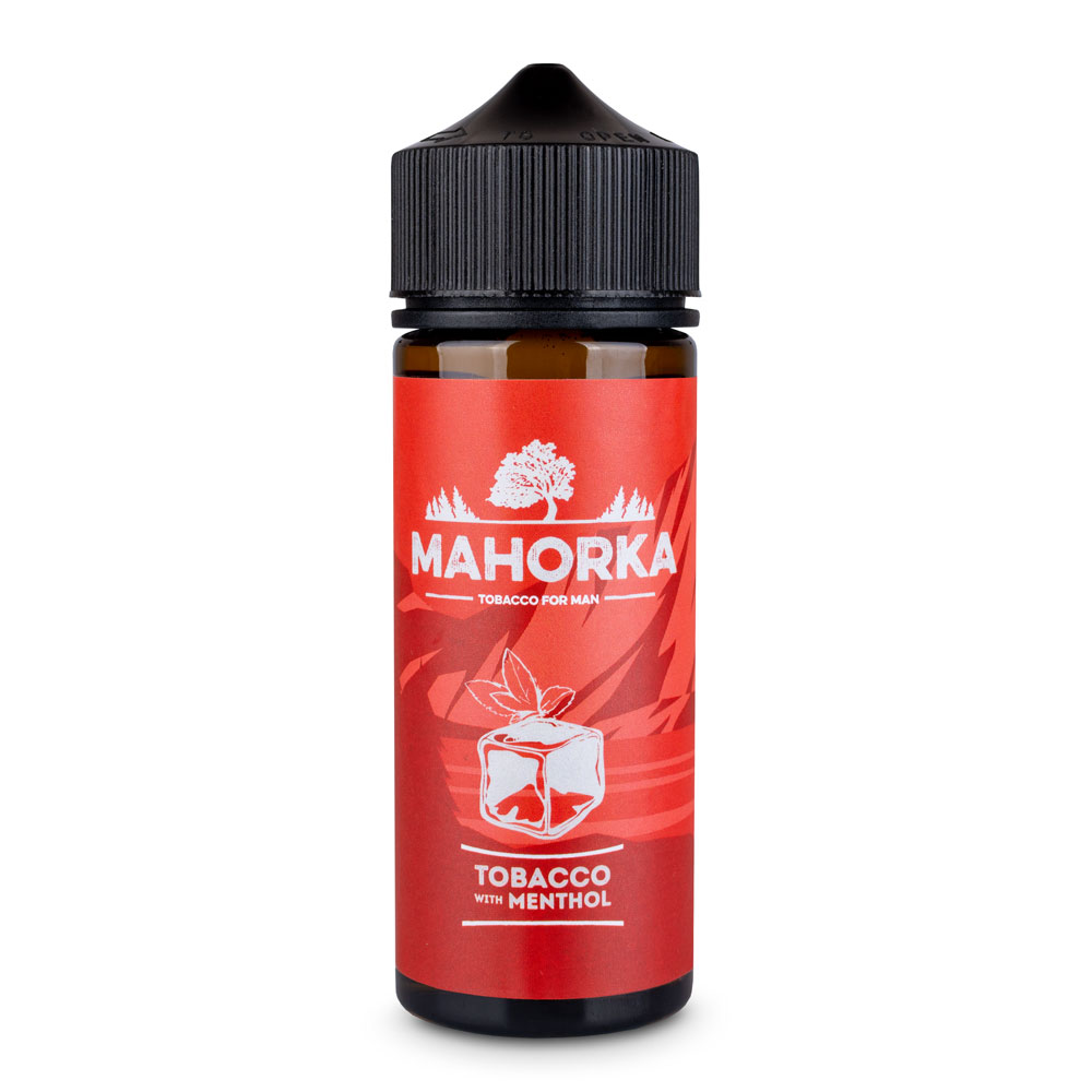 Жидкость Mahorka Red, 120 мл, Tobacco with Menthol, 6 мг/мл