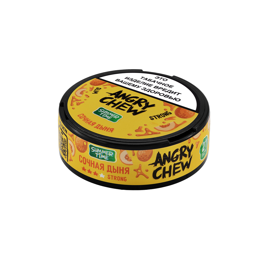 Табак жевательный «ANGRY CHEW», SLIM, Сочная дыня, 10 гр, strong