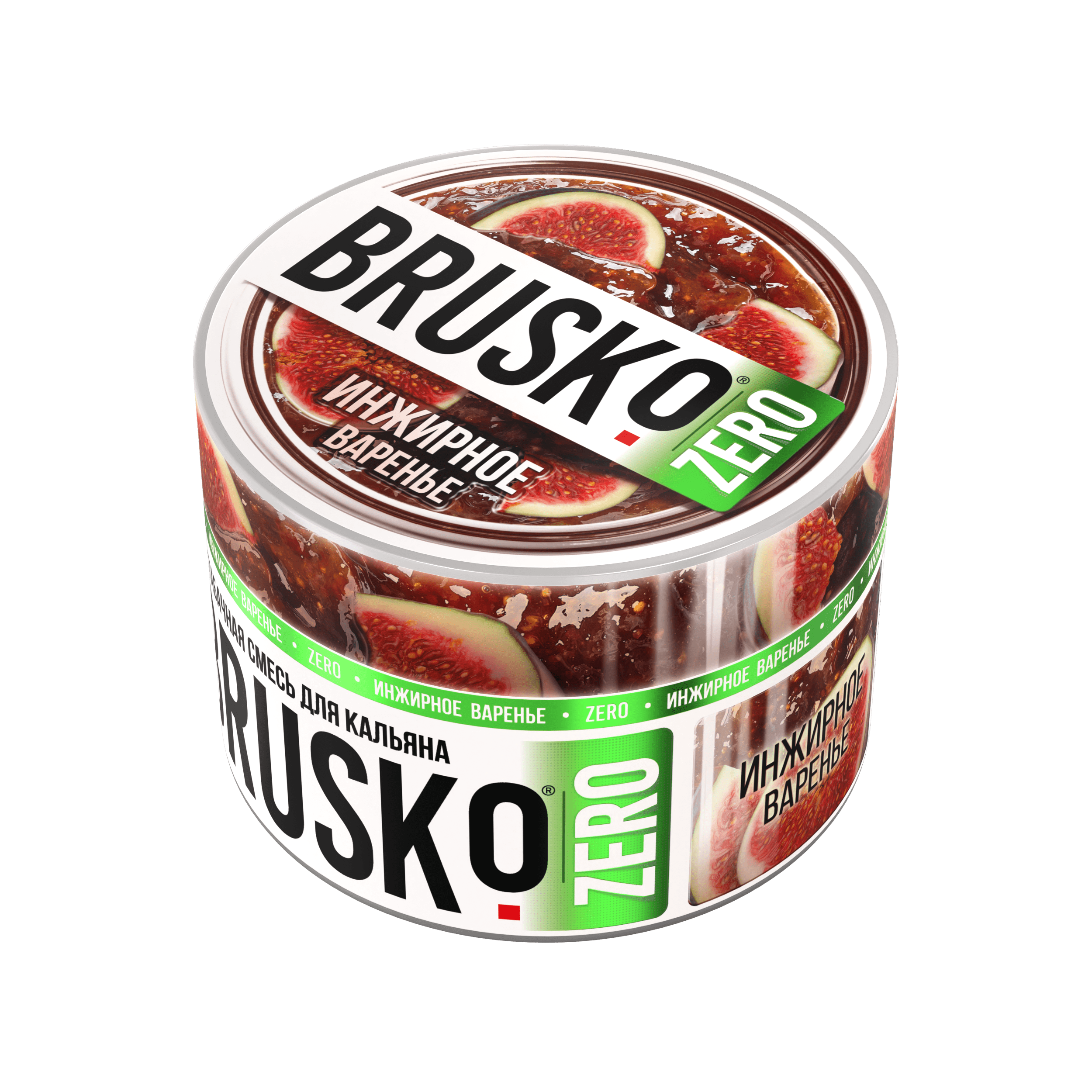 Бестабачная смесь для кальяна BRUSKO, 50 г, Инжирное варенье, Zero (М)